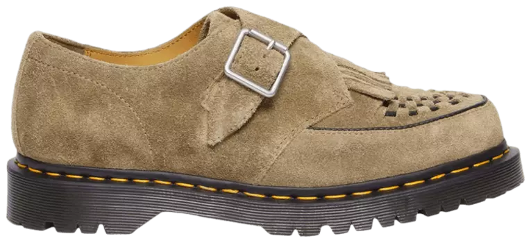 Кроссовки Dr. Martens Ramsey Suede Kiltie Buckle Creepers 'Savannah Tan', загар