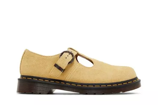 Кроссовки Dr. Martens T-Bar Mary Jane Hazy Yellow, желтый
