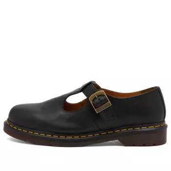Кроссовки Dr. Martens T-Bar Shoe Black Regency Calf, черный