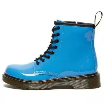Кроссовки dr.martens vegan 1460 patent leather boots 'blue' Dr. Martens, синий