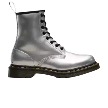 Кроссовки Dr. Martens Wmns Vegan 1460 Chrome Paint Metallic, серебряный