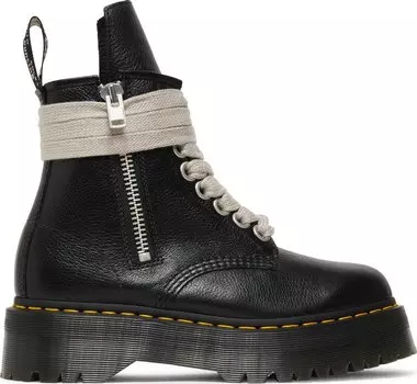 Кроссовки Dr. Martens x Rick Owens Strobe 1460 Quad Sole Jumbo Lace Boot Black, черный