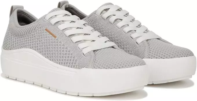 Кроссовки Dr. Scholl's Time Off Knit Lace Up Sneaker, цвет Grey Knit