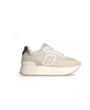Кроссовки Dreamy 02 savana из замши и сетки Liu Jo, бежевый