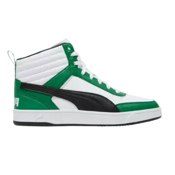 Кроссовки Dribble Mid 'White Black Archive Green', зеленый
