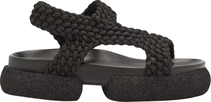 Кроссовки Dries Van Noten Braided Sandal 'Black', черный