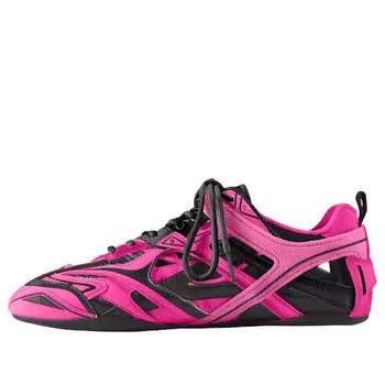 Кроссовки drive sneaker 'black neon pink' Balenciaga, розовый
