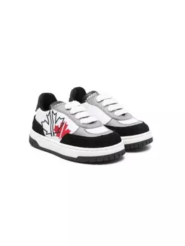 Кроссовки DSQUARED2 KIDS со вставками, белый