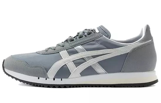 Кроссовки Dualio Lifestyle унисекс с низким верхом серого/белого цвета Onitsuka Tiger