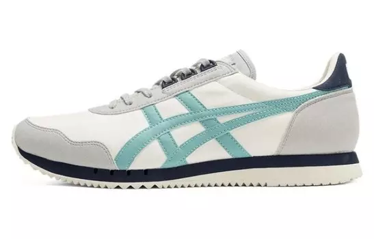 Кроссовки Dualio Lifestyle унисекс с низким верхом белого/синего цвета Onitsuka Tiger