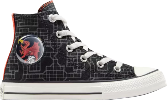 Кроссовки Dungeons & Dragons x Chuck Taylor All Star High PS 'D20 Dice', черный