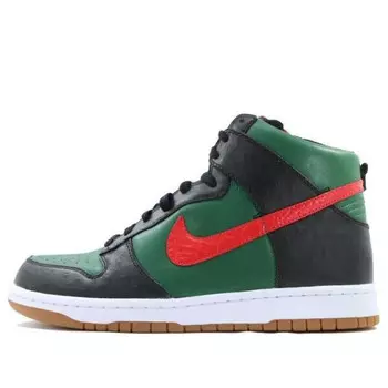Кроссовки dunk hi supreme spark le 'east' Nike, зеленый