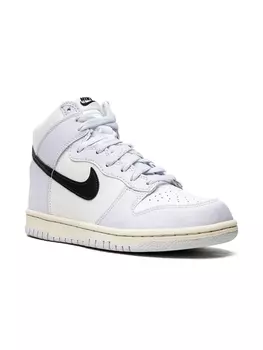 Кроссовки Dunk High Aluminum Nike Kids, белый