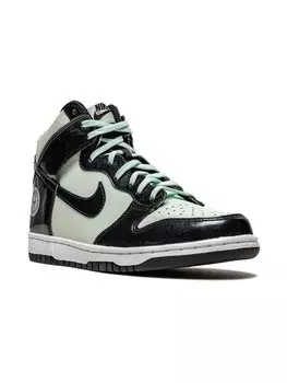 Кроссовки Dunk High SE GS Nike Kids, зеленый