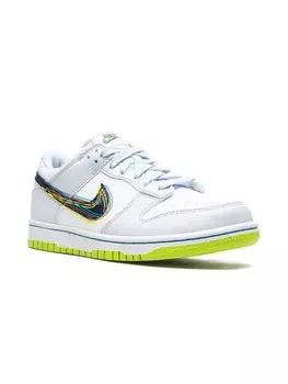 Кроссовки Dunk Low 3D Swoosh Nike Kids, белый