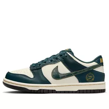 Кроссовки dunk low 'deep jungle' Nike, мультиколор