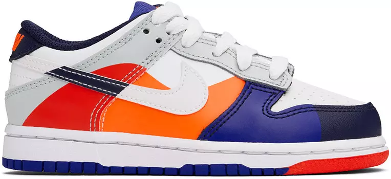 Кроссовки Dunk Low для маленьких детей разноцветные Nike