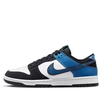 Кроссовки dunk low 'industrial blue' Nike, белый