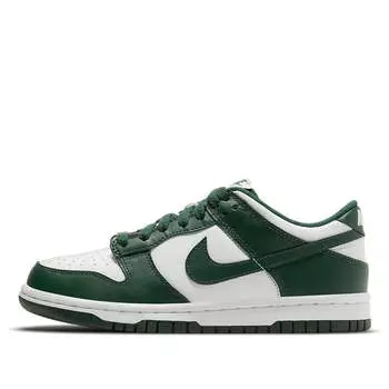 Кроссовки dunk low 'michigan state' Nike, белый