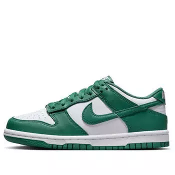 Кроссовки dunk low Nike, зеленый