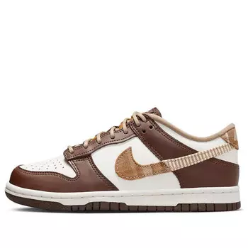 Кроссовки dunk low 'plaid brown' Nike, мультиколор