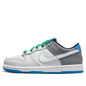 Кроссовки dunk low 'pure platinum photo blue' Nike, мультиколор