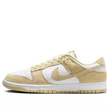 Кроссовки dunk low se 'team gold suede' Nike, белый