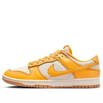 Кроссовки dunk low 'university gold soft yellow' Nike, белый
