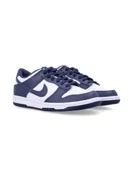 Кроссовки Dunk Low "White/Midnight Navy" Nike Kids, синий