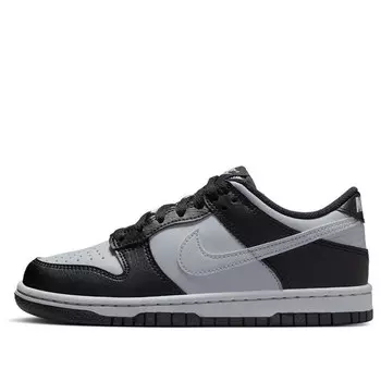 Кроссовки dunk low 'wolf grey black' Nike, серый