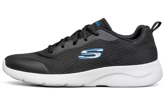 Кроссовки Dynamight 2.0 мужские с низким верхом, черные/белые Skechers