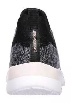 Кроссовки Dynamight Break Through, язычок для подтягивания, эластичные, женские SKECHERS, черный