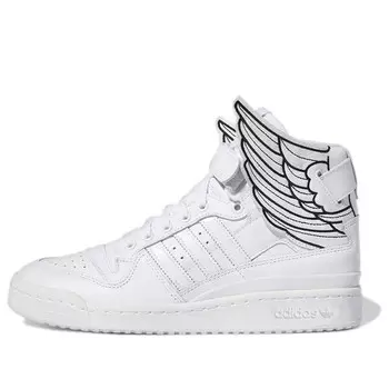 Кроссовки джереми скотт x wings 4.0 Adidas, белый