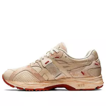 Кроссовки джинсовые слезы x гель mc plus Asics, коричневый