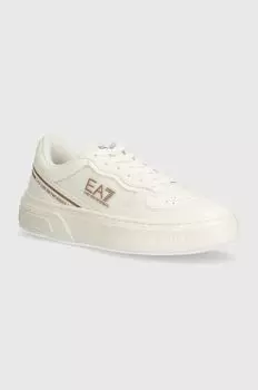 Кроссовки EA7 Emporio Armani, бежевый