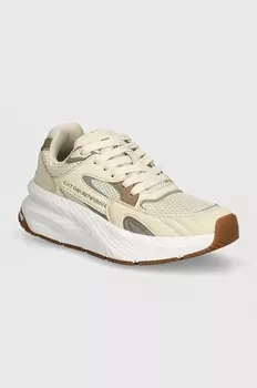 Кроссовки EA7 Emporio Armani, бежевый
