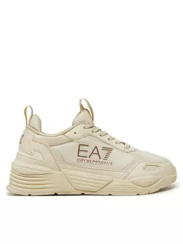 Кроссовки EA7 Emporio Armani, бежевый