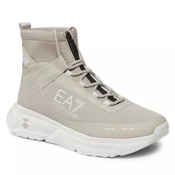 Кроссовки EA7 Emporio Armani, серебро