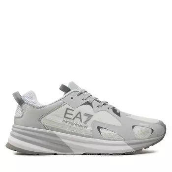 Кроссовки EA7 Emporio Armani X8X156 XK360 T550 Glac.Gray+Wht+Griff., серый