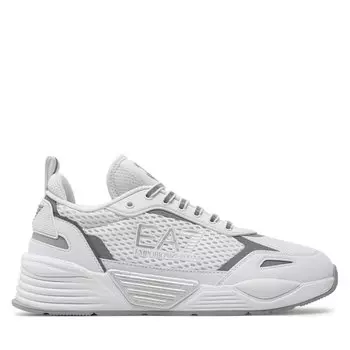 Кроссовки EA7 Emporio Armani X8X159 XK379 N069 Opt White+Silver, белый