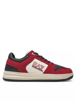 Кроссовки EA7 Emporio Armani X8X195 XK409 U269 Guinda/burdeos, вишневый/бордовый