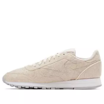 Кроссовки eames office x classic leather 'fiberglass pack - sandtrap' Reebok, бежевый