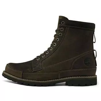 Кроссовки earthkeepers 6 inch wide fit boot 'olive full grain' Timberland, зеленый