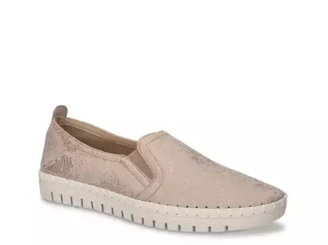 Кроссовки Easy Street Fresh Slip-On, цвет шампанского, змеиный принт