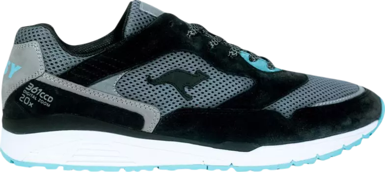 Кроссовки EasydoesIt x Ultimate Made in Germany Jet Black Steel Grey, черный