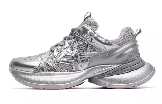 Кроссовки Eblan Chunky Unisex, серебристый/розовый