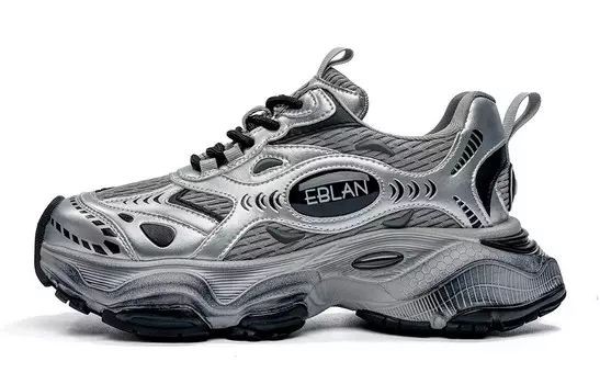 Кроссовки Eblan Chunky Unisex, серебряный (Размер 43 RU)
