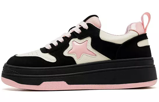 Кроссовки EBLAN Skateboarding Shoes Women's Low-top, черный