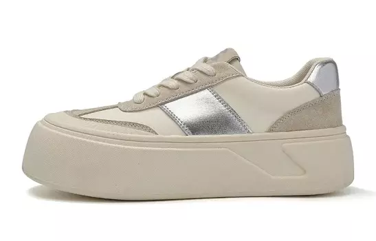 Кроссовки Eblan Skateboarding Women's, бежевый/серебристый