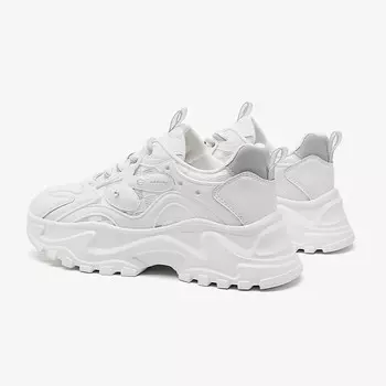 Кроссовки Eblan Thick-soled Mesh Breathable (размер 38), белый/серый